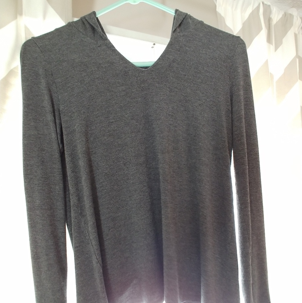 Aerie Hooded Split Back Long Sleeve